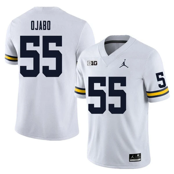 Men's #55 David Ojabo Michigan Wolverines College Football Jersey
