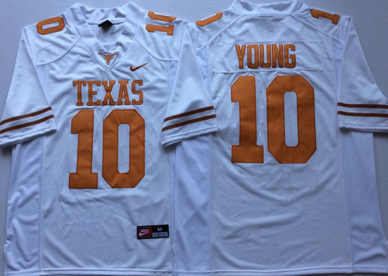 Texas Longhorns #10 Vince Young College Football Jersey