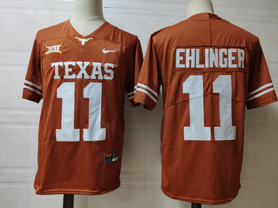 Texas Longhorns #11 Sam Ehlinger College Football Jersey
