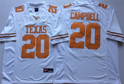 Texas Longhorns #20 Earl Campbell  College Football Jersey