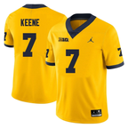 Men's #7 Mikey Keene Michigan Wolverines College Football Jersey