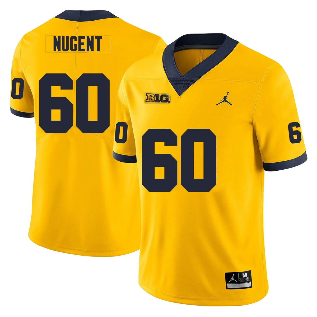 Men's #60 Drake Nugent Michigan Wolverines College Football Jersey
