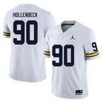 Men's #90 Hudson Hollenbeck Michigan Wolverines College Football Jersey