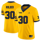 Men's #30 Jimmy Rolder Michigan Wolverines College Football Jersey