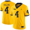 Men's #4 Nico Collins Michigan Wolverines College Football Jersey