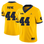 Men's #44 Damon Payne Michigan Wolverines College Football Jersey