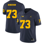 Men's #73 LaDarius Henderson Michigan Wolverines College Football Jersey
