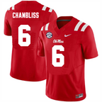 Men's #6 Trinidad Chambliss Ole Miss Rebels College Football Jersey