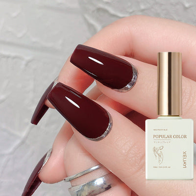 VividVarnish UV Polish – Durable Wine Red Shades with Long-Lasting Hold