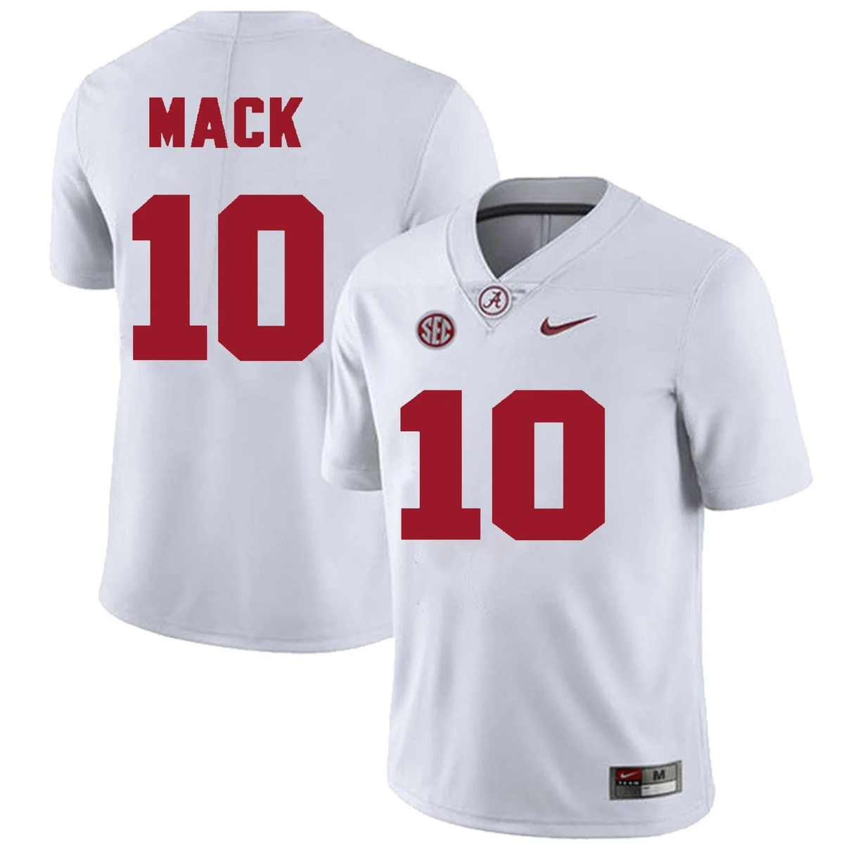 Men's #10 Austin Mack Alabama Crimson Tide College Football Jersey