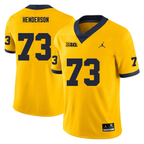 Men's #73 LaDarius Henderson Michigan Wolverines College Football Jersey