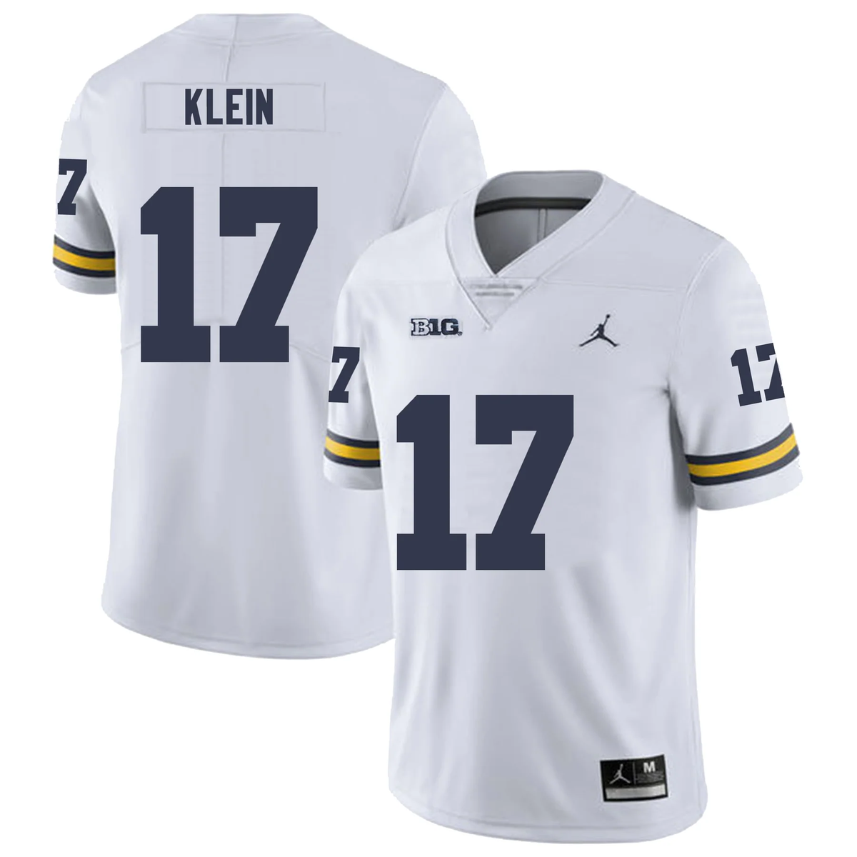 Men's #17 Marlin Klein Michigan Wolverines College Football Jersey