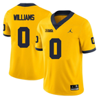 Men's #0 Tré Williams Michigan Wolverines College Football Jersey