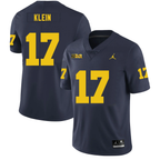 Men's #17 Marlin Klein Michigan Wolverines College Football Jersey
