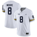 Men's #8 Derrick Moore Michigan Wolverines College Football Jersey