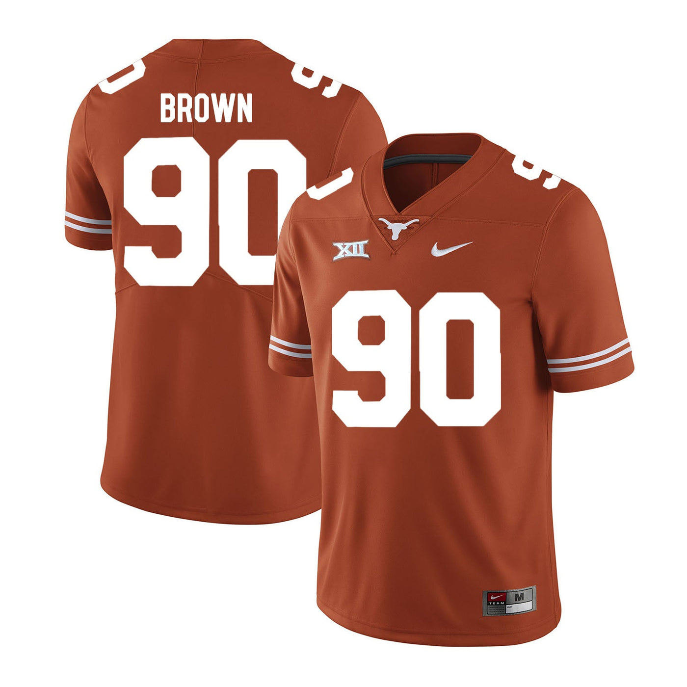 Texas Longhorn #90 Malcom Brown College Football Jersey