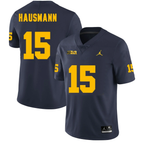 Men's #15 Ernest Hausmann Michigan Wolverines College Football Jersey