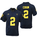 Men's #2 Blake Corum Michigan Wolverines College Football Jersey