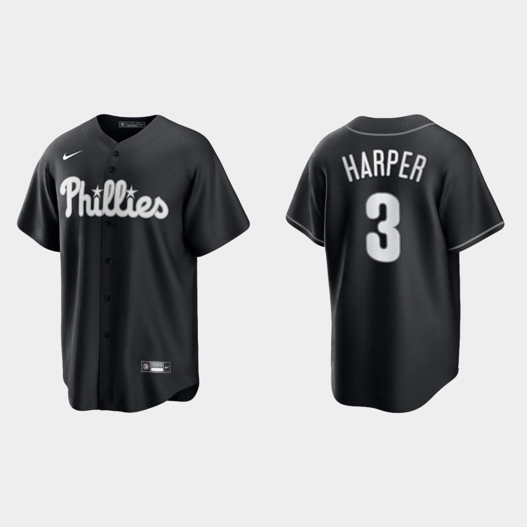 Men's Philadelphia Phillies #3 Bryce Harper Baseball Jersey