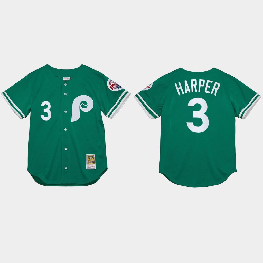 Men's Philadelphia Phillies #3 Bryce Harper Baseball Jersey