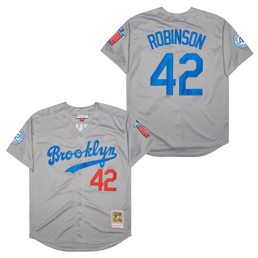 Men's Los Angeles Dodgers #42 Jackson Robinson Baseball Jersey