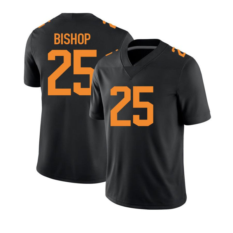 Men's #25 Desean Bishop Tennessee Volunteers Football Jersey