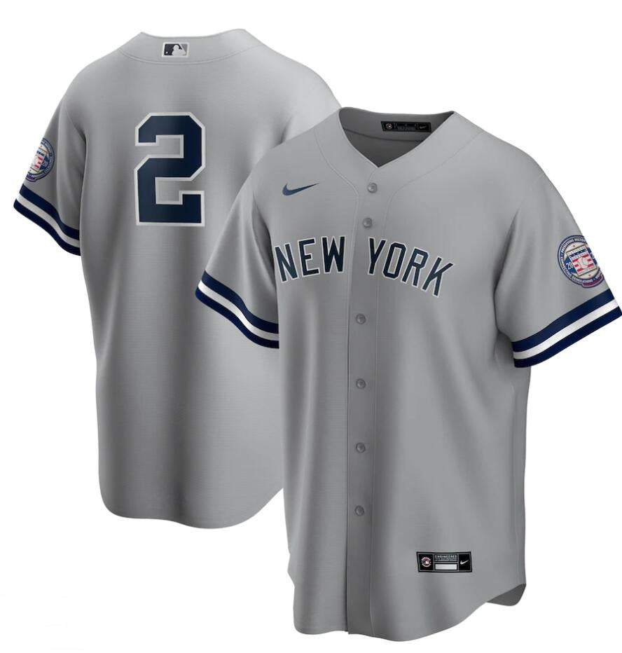 Men's New York Yankees #2 Derek Jeter Baseball Jersey