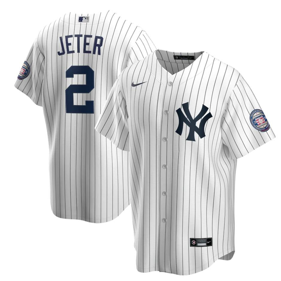 Men's New York Yankees #2 Derek Jeter Baseball Jersey