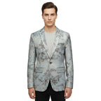 Men's Slim Fit Casual One Button Blazer Jacket