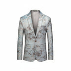 Men's Slim Fit Casual One Button Blazer Jacket