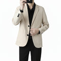 Men's Summer Slim Fit Business Casual Drapey Blazer Jacket
