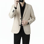 Men's Summer Slim Fit Business Casual Drapey Blazer Jacket