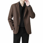 Men's Summer Slim Fit Business Casual Drapey Blazer Jacket