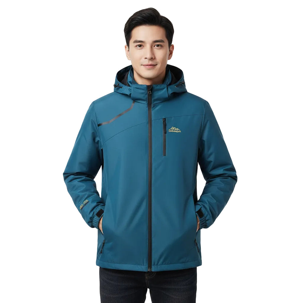 Men's Waterproof Fleece Lined Padded Winter Jacket