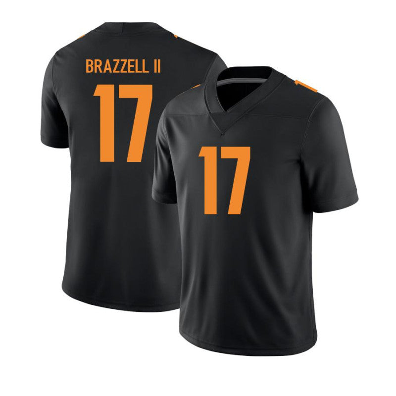 Men's #17 Chris Brazzell II Tennessee Volunteers Football Jersey