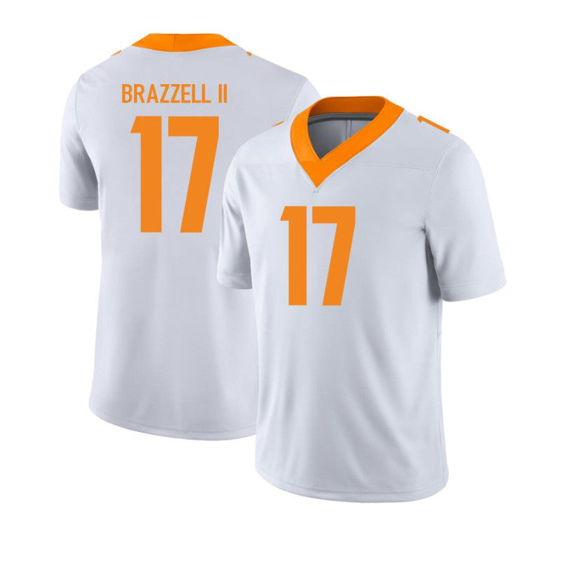 Men's #17 Chris Brazzell II Tennessee Volunteers Football Jersey