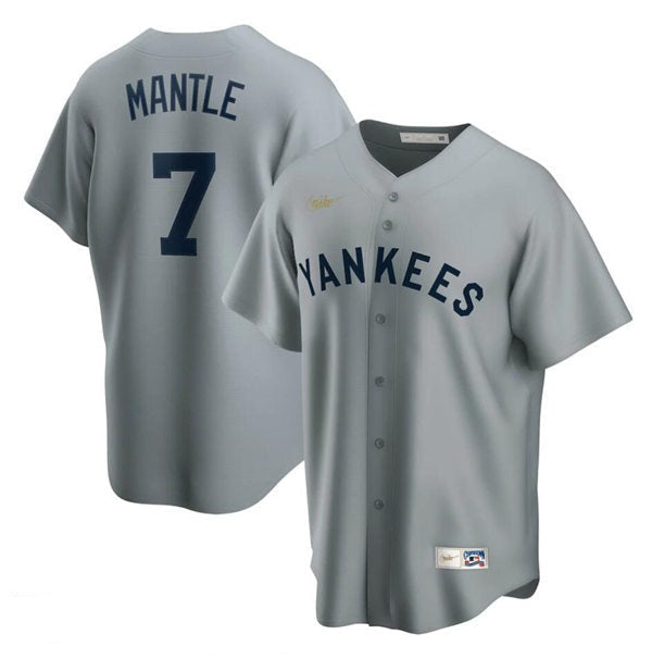 Men's New York Yankees #7 Mickey Mantle Baseball Jersey