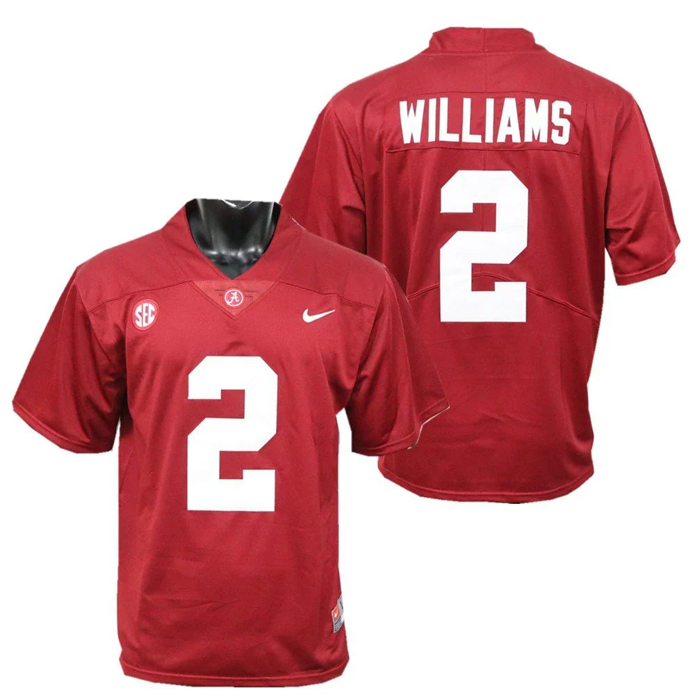 Men's #2 Ryan Williams Alabama Crimson Tide College Football Jersey