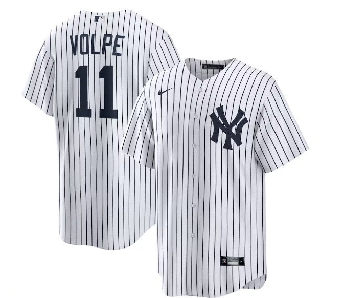 Men's New York Yankees #11 Anthony Volpe Baseball Jersey