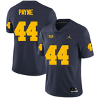 Men's #44 Damon Payne Michigan Wolverines College Football Jersey