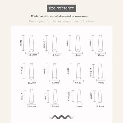 LuvLiner Heart Stripe Press-On Nails – Chic & Ready-to-Wear Glam