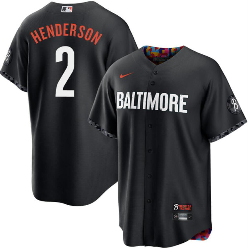 Men's Baltimore Orioles #2 Gunnar Henderson Baseball Jersey