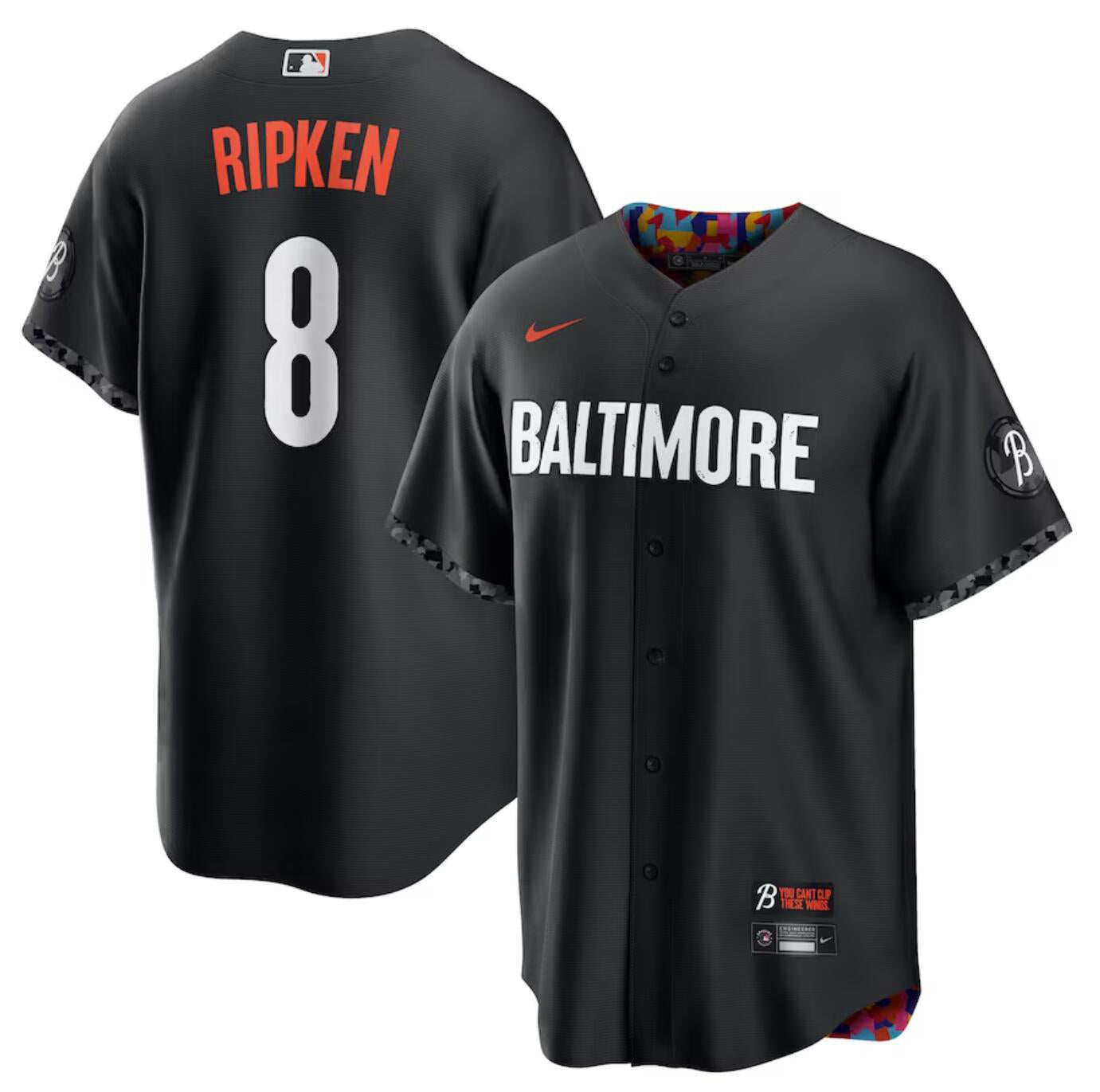 Men's Baltimore Orioles #8 Cal Ripken Baseball Jersey