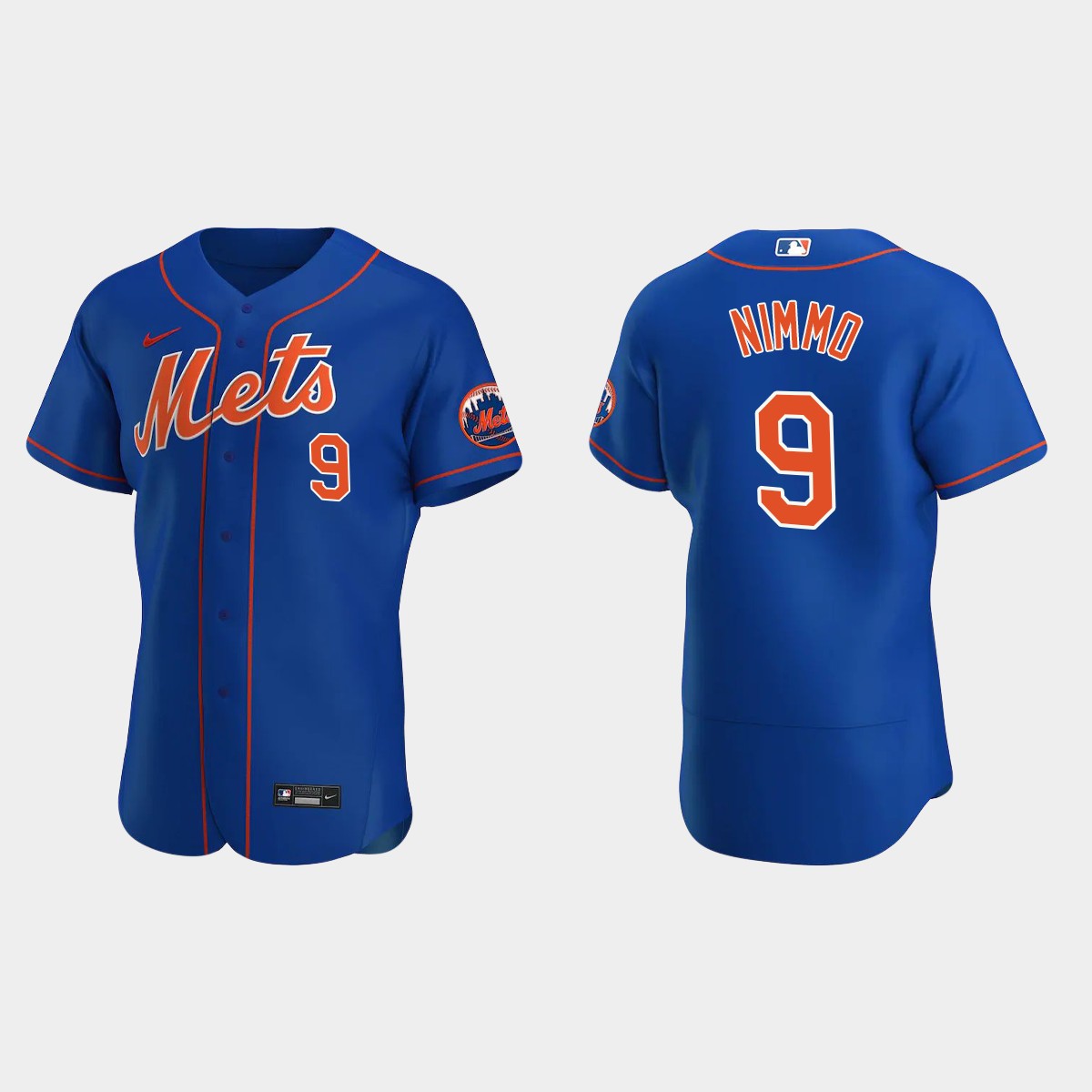 Mens New York Mets #9 Brandon Nimmo Baseball Jersey