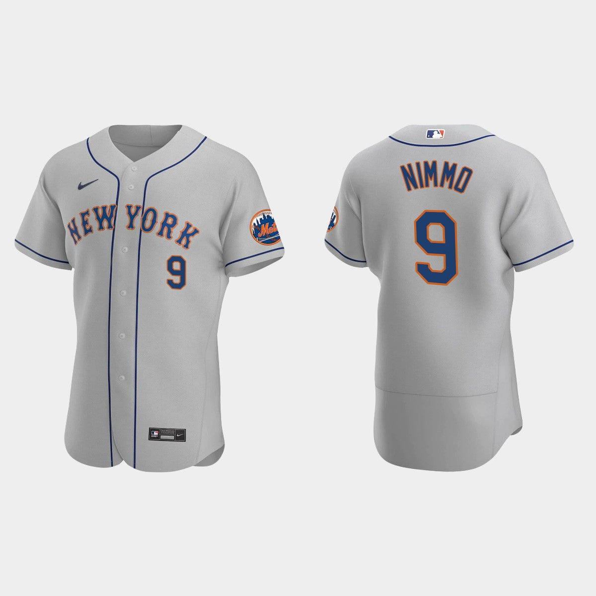 Mens New York Mets #9 Brandon Nimmo Baseball Jersey