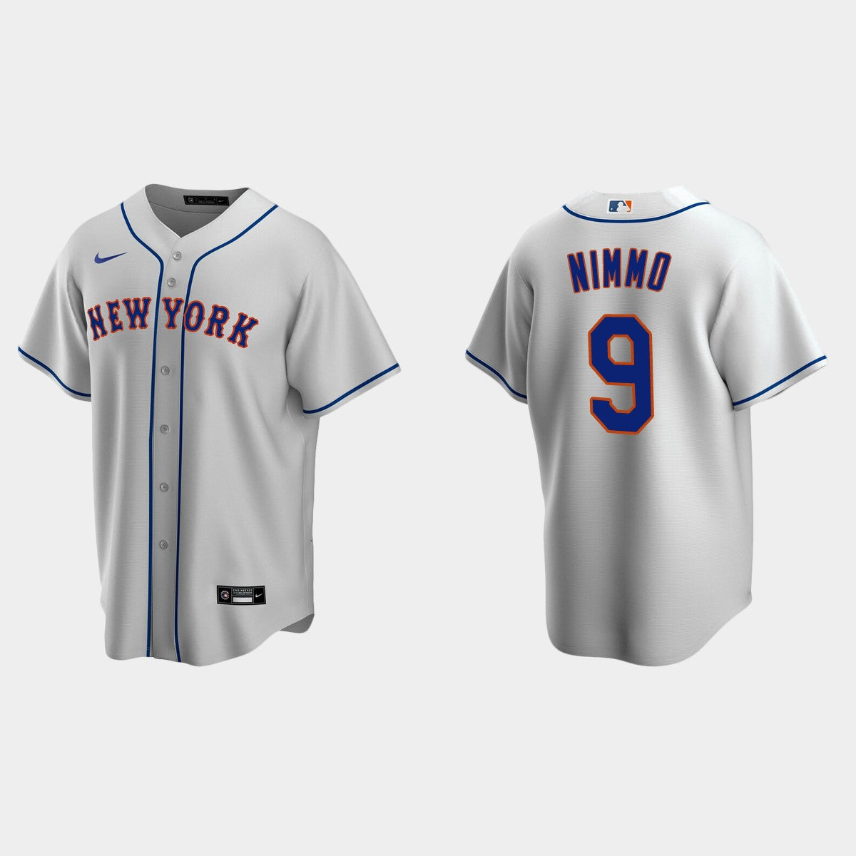 Mens New York Mets #9 Brandon Nimmo Baseball Jersey