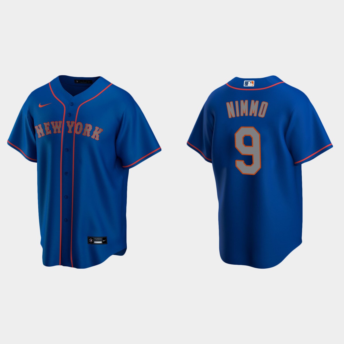 Mens New York Mets #9 Brandon Nimmo Baseball Jersey