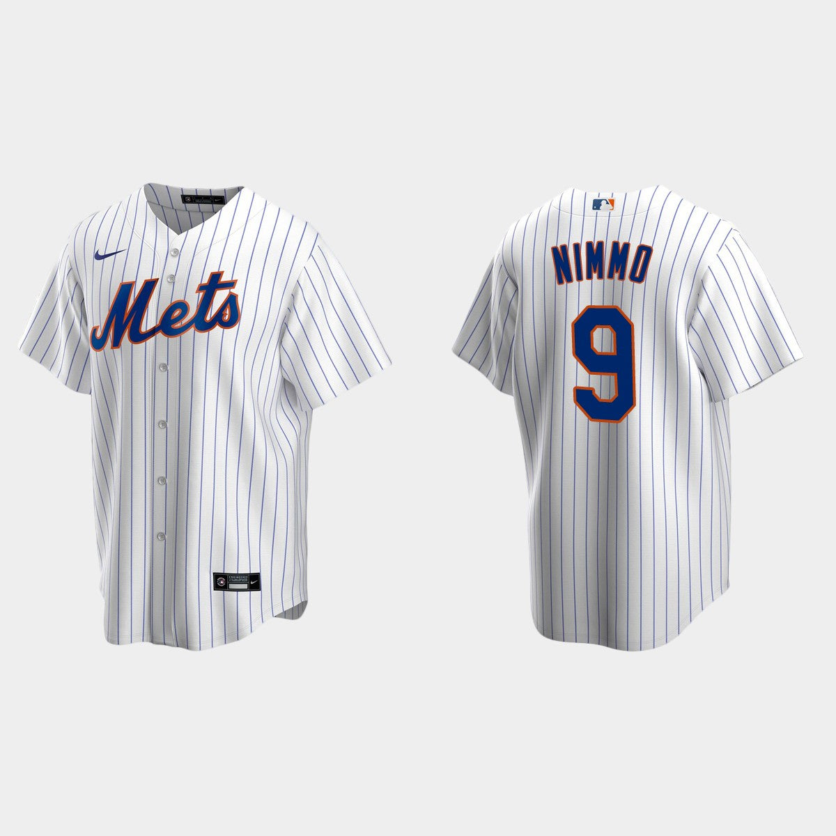 Mens New York Mets #9 Brandon Nimmo Baseball Jersey