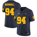 Men's #94 Nate Marshall Michigan Wolverines College Football Jersey