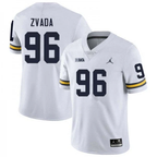 Men's #96 Dominic Zvada Michigan Wolverines College Football Jersey